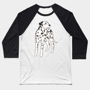 dalmatian illustration Baseball T-Shirt